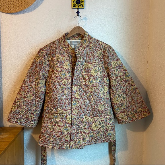 Anthropologie Quilted Patterned Kimono Size Large - Picture 2 of 7